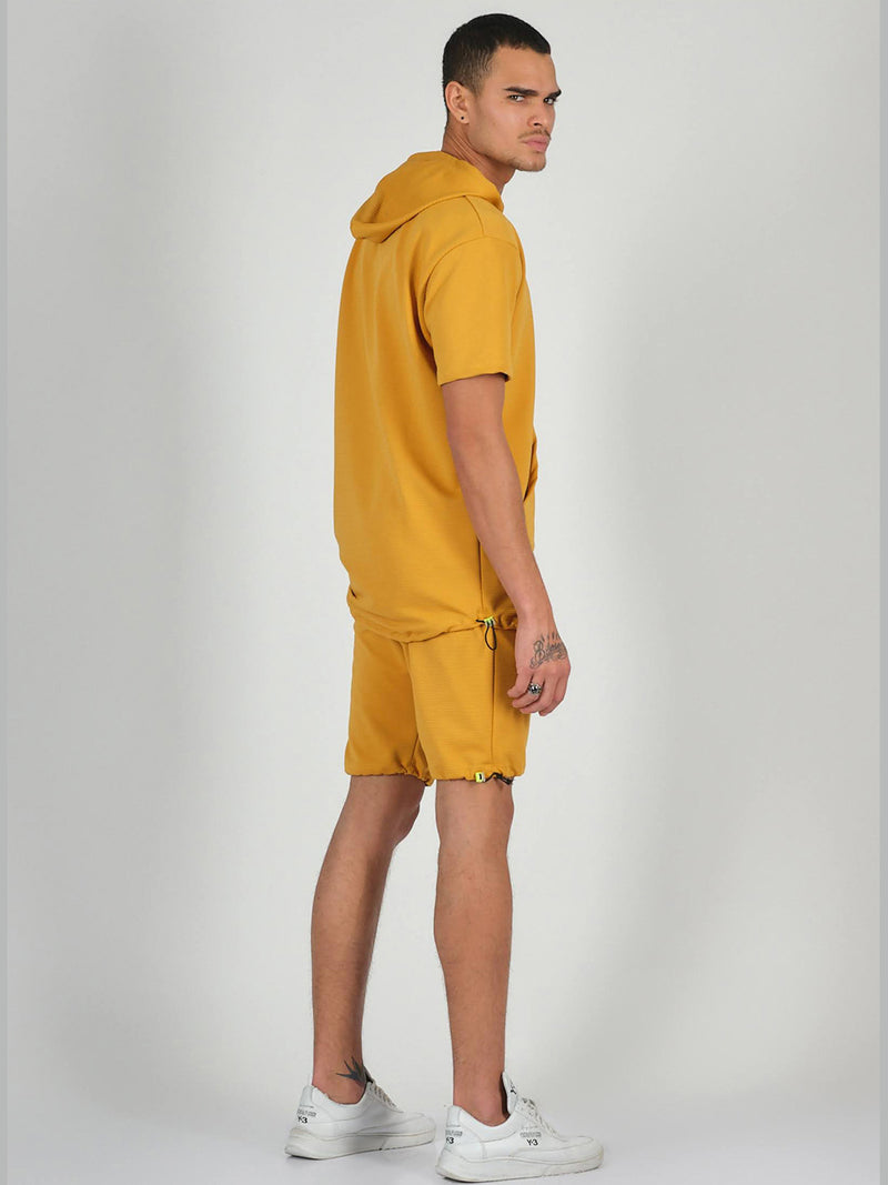 Hooded Yellow Men's t-shirt (S-XXL) 21501