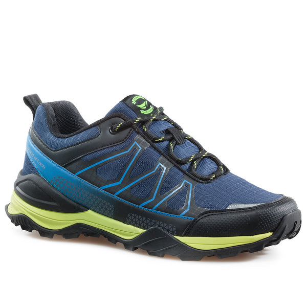 HOT ICE navy/green (41-45) Water repellent & soft shell outdoor shoes.