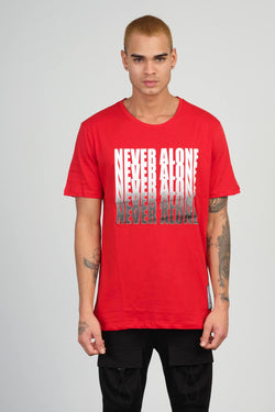 Never Alone Red Men's t-shirt (S-XXL) 21513