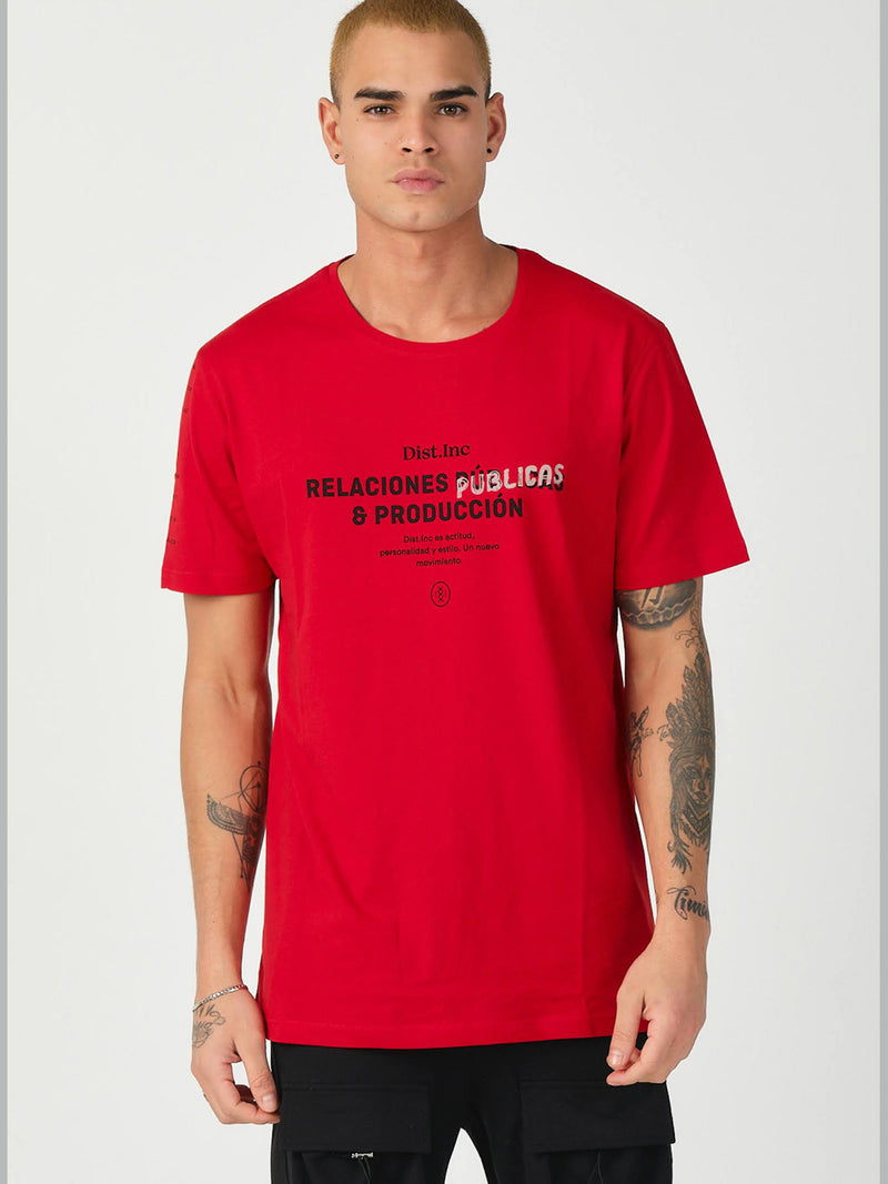 Dist. Inc Red Men's t-shirt (S-XXL) 21516