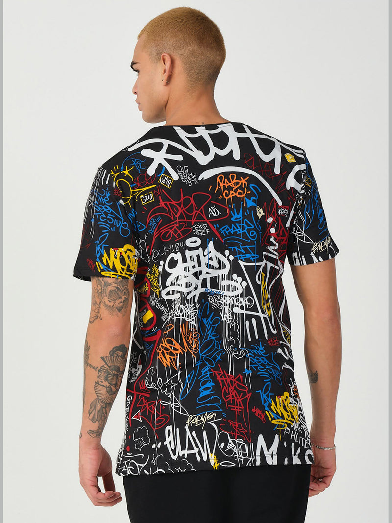 Graffiti Black Men's t-shirt (S-XXL) 21517