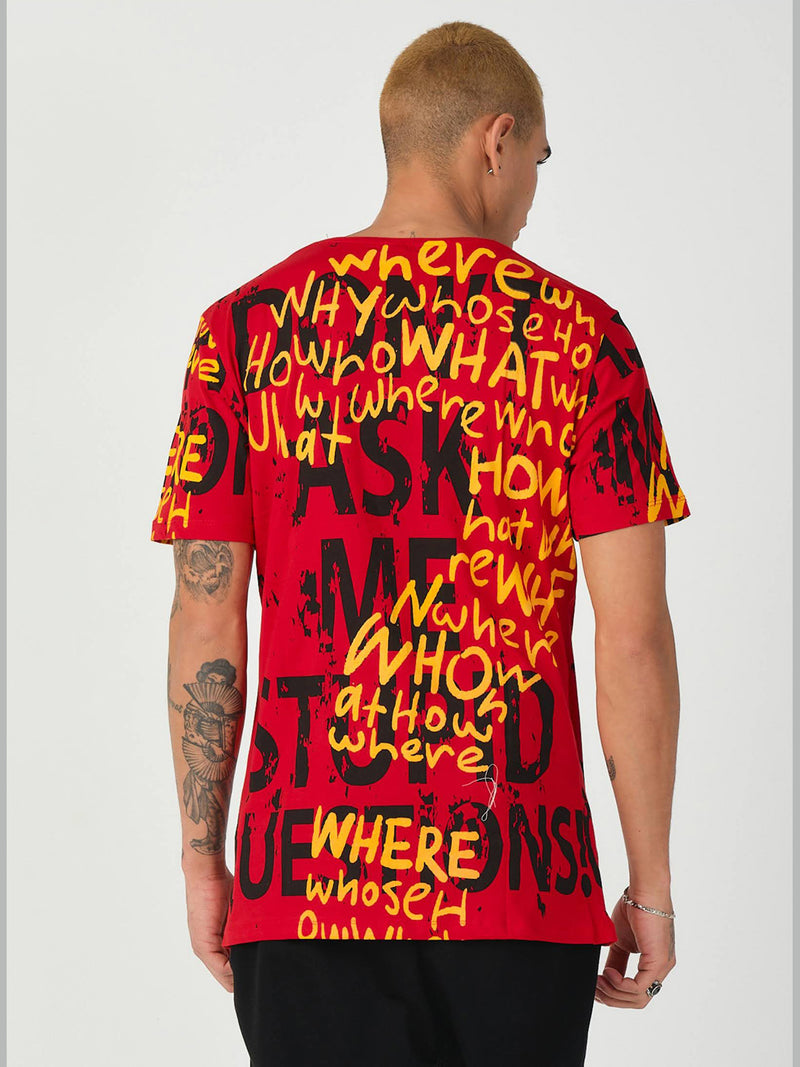 Graffiti Red Men's t-shirt (S-XXL) 21519