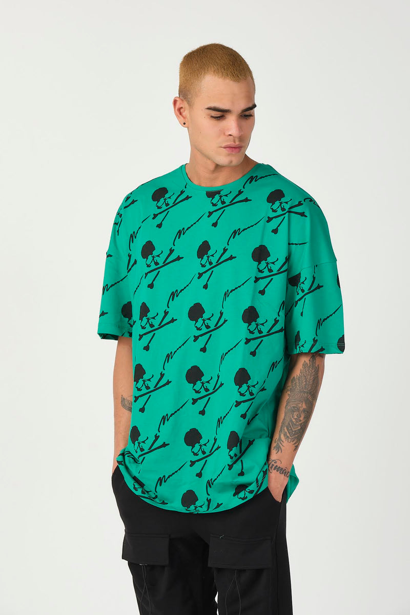 Skull Green Men's t-shirt (S-XXL) 21522
