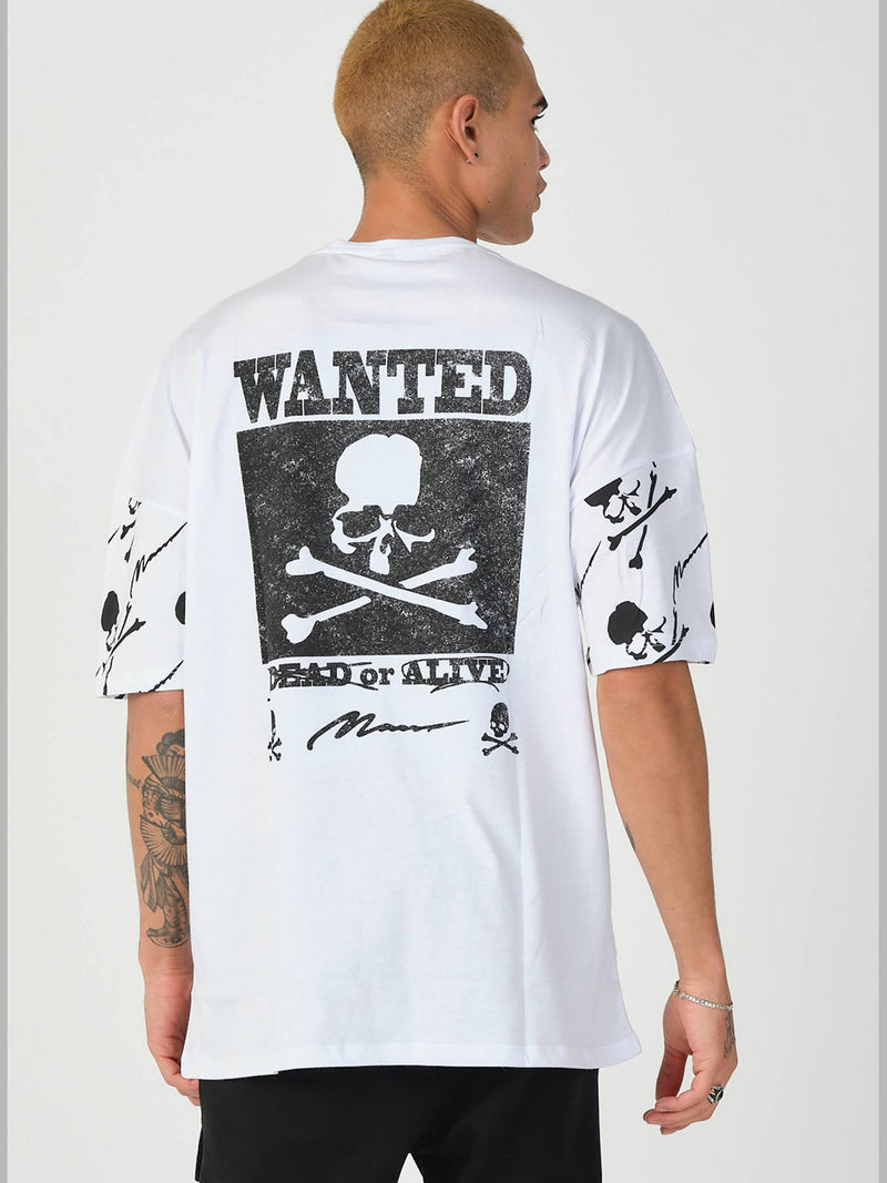 Skull White Men's t-shirt (S-XXL) 21522