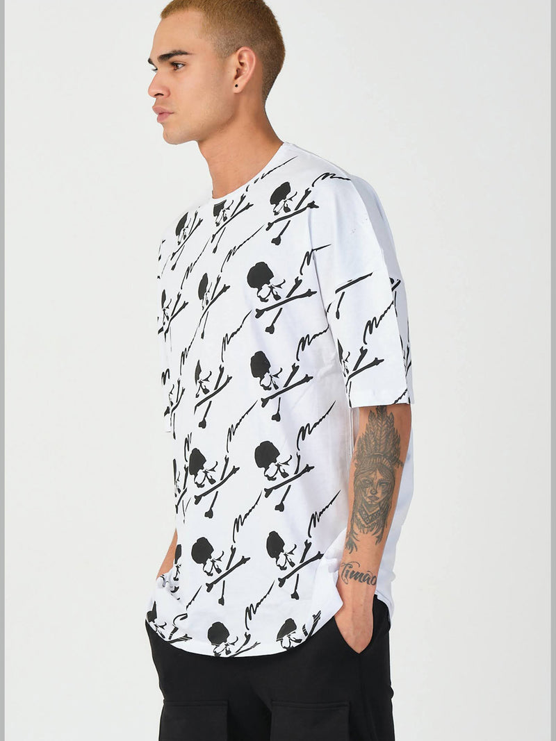 Skull White Men's t-shirt (S-XXL) 21522