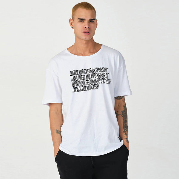 White Men's t-shirt (S-XXL) 21531