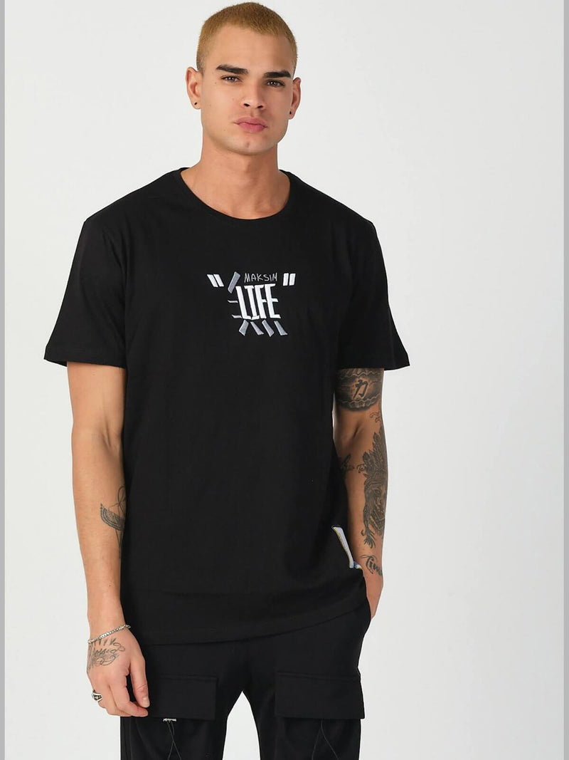 Black Men's t-shirt (S-XXL) 21548