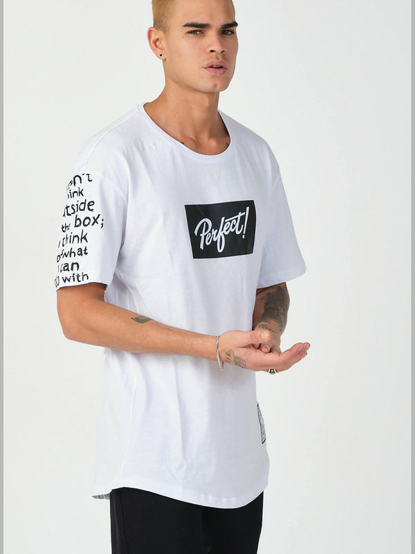 White Perfect Men's t-shirt (S-XXL) 21550