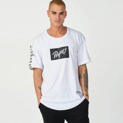White Perfect Men's t-shirt (S-XXL) 21550