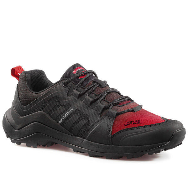 PABLO red (41-45) Water repellent & soft shell outdoor shoes.