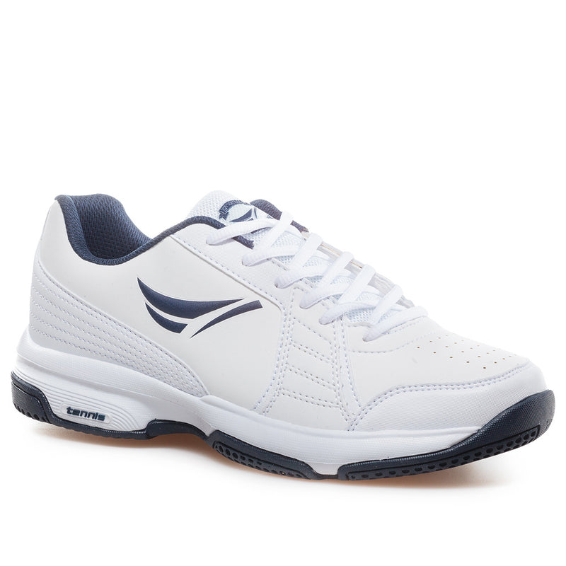 SPARKLE white (40-45) Lightweight PU leather running & walking shoes.