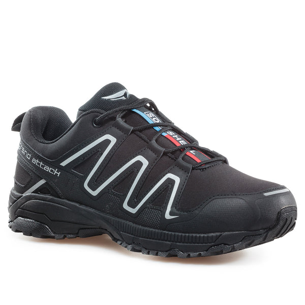 CYCLONE black (41-46) Water repellent & soft shell outdoor shoes.