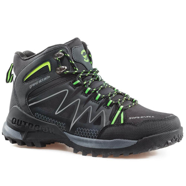 CHIMERA black/green (41-46) Water repellent & soft shell hiking shoes.