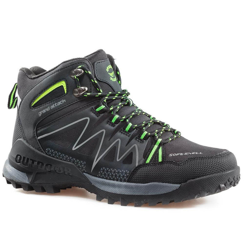 CHIMERA black/green (41-46) Water repellent & soft shell hiking 