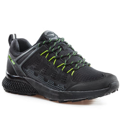INVADER black/green (41-45) Water repellent & soft shell outdoor shoes.