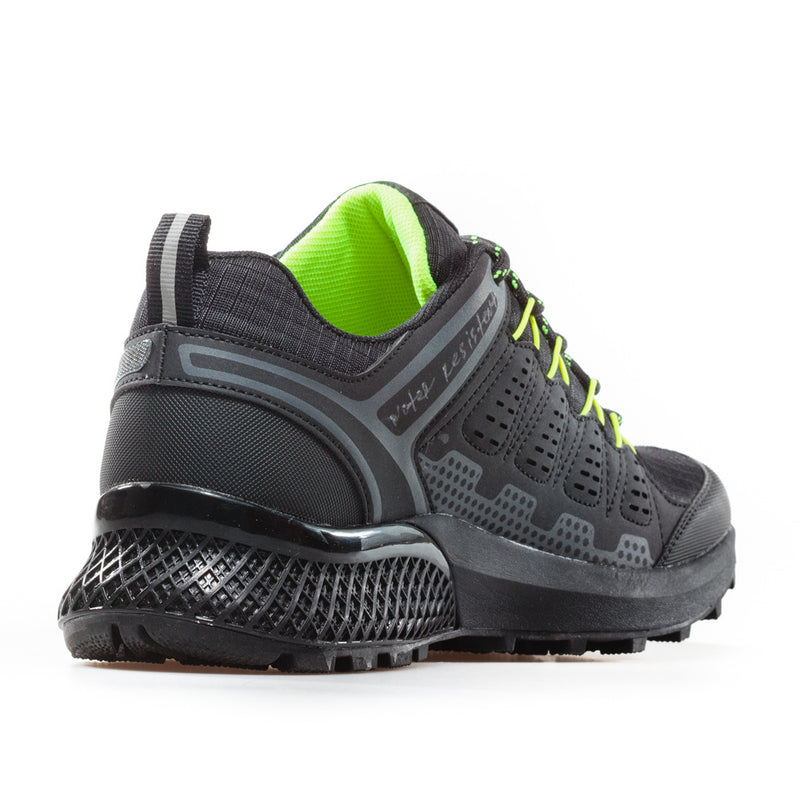 INVADER black/green (41-45) Water repellent & soft shell outdoor shoes.