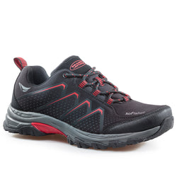 RENEGADE black/red (41-46) Water repellent & soft shell outdoor shoes.