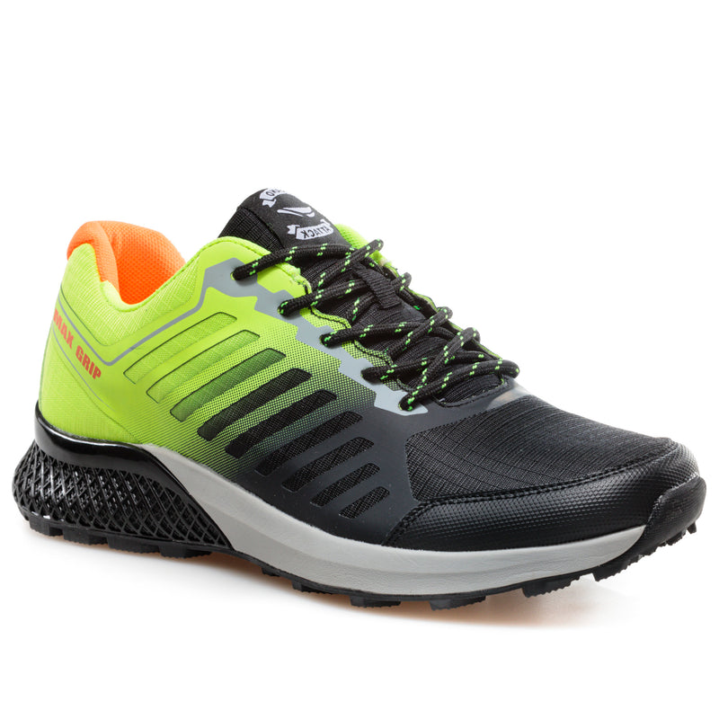 ULTIMUM black/green (41-46) Water repellent & soft shell outdoor shoes.
