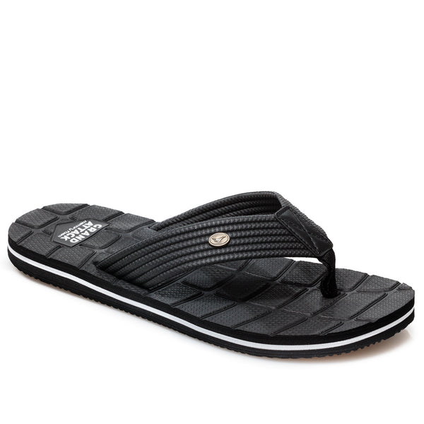 Tsunami Men's Black slippers (41-46)