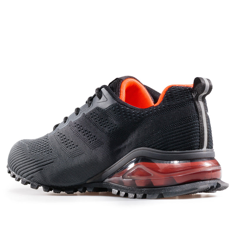 HIGHLINE grey/orange (41-46) Lightweight & breathable running & walking shoes.