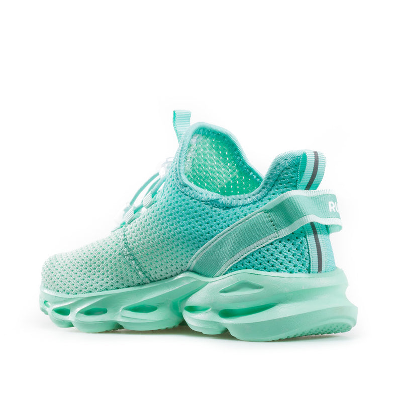 Run to the future mint (31-35) Lightweight & breathable running & walking shoes.