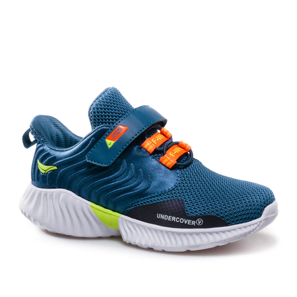 UNDERCOVER blue (31-35) Lightweight & breathable running & walking shoes.