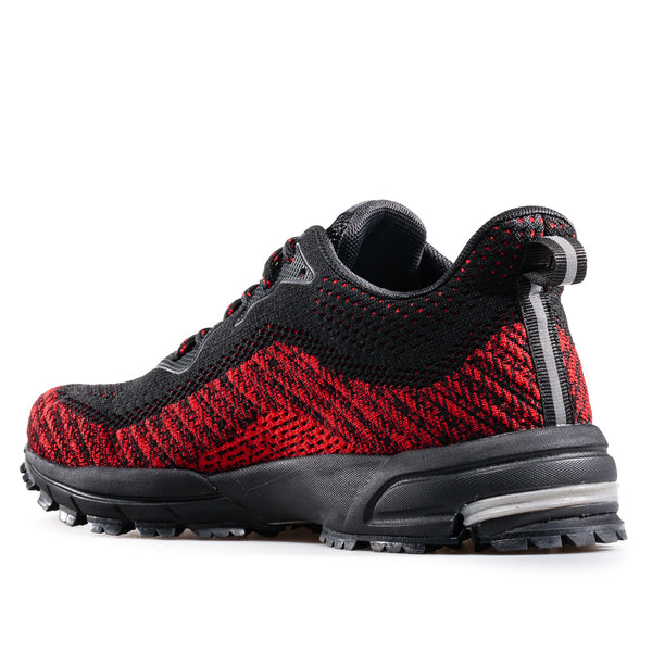 FEATHER red (36-40) Lightweight & breathable running & walking shoes.