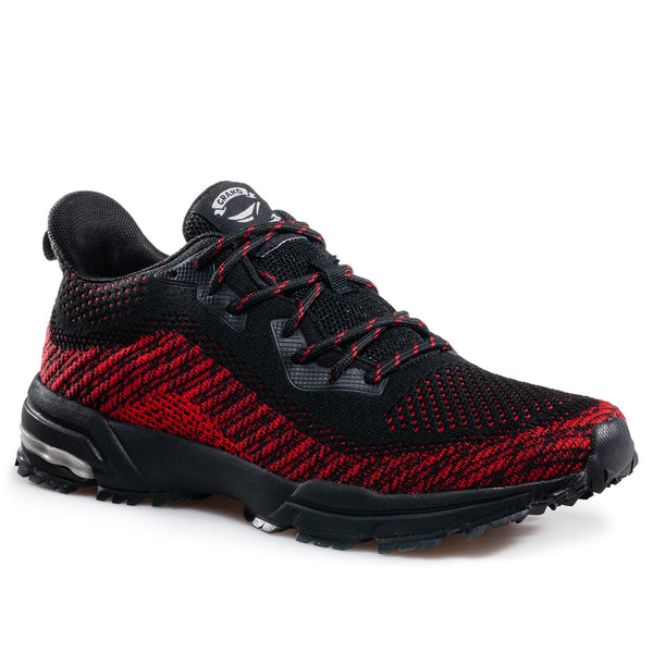 FEATHER red (41-46) Lightweight & breathable running & walking shoes.