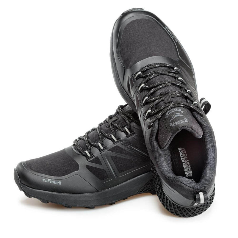 BALANCE PRO black (41-46) Water repellent & soft shell outdoor shoes.